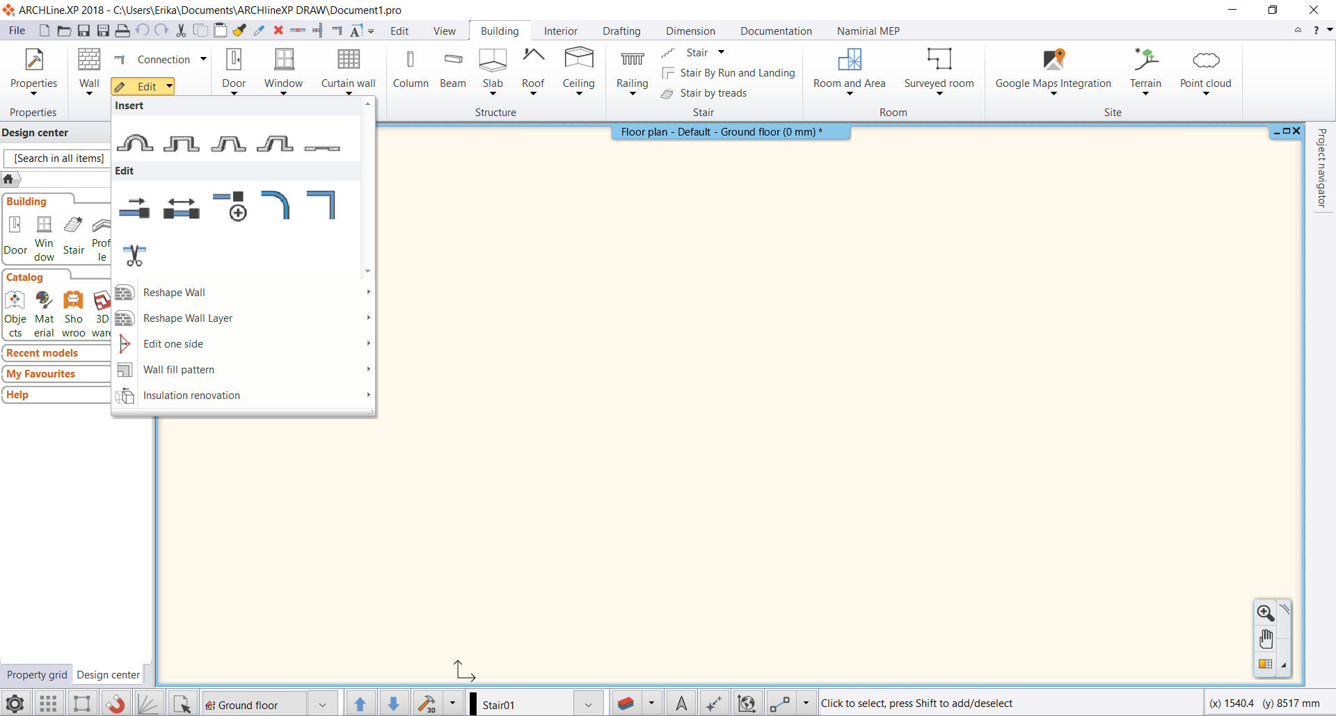 ARCHLine.XP screen 3