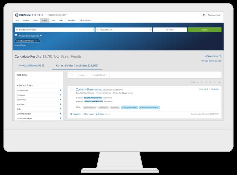 CareerBuilder screen 4