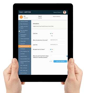 Clinical Research IO screen 2
