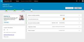Dynamics 365 screen 1