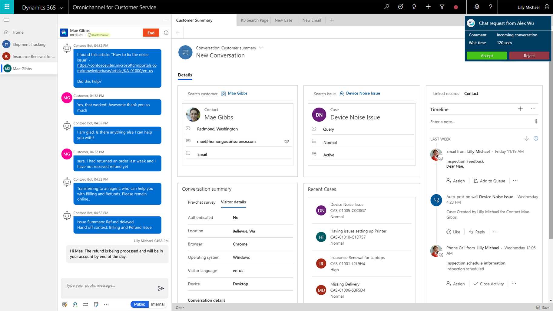 Dynamics 365 screen 4