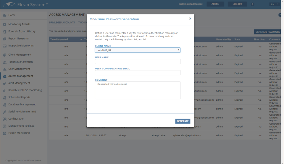 Ekran System screen 2