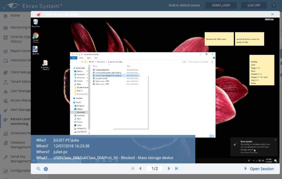 Ekran System screen 3