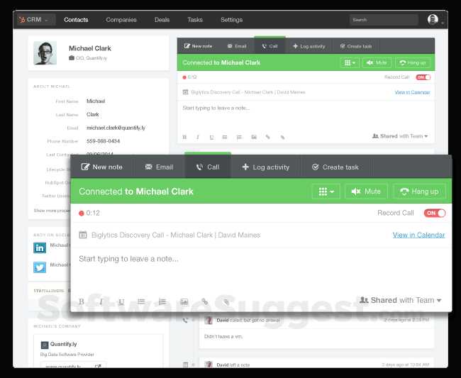 HubSpot CRM screen 3