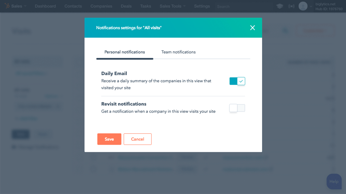 HubSpot Sales Hub screen 4