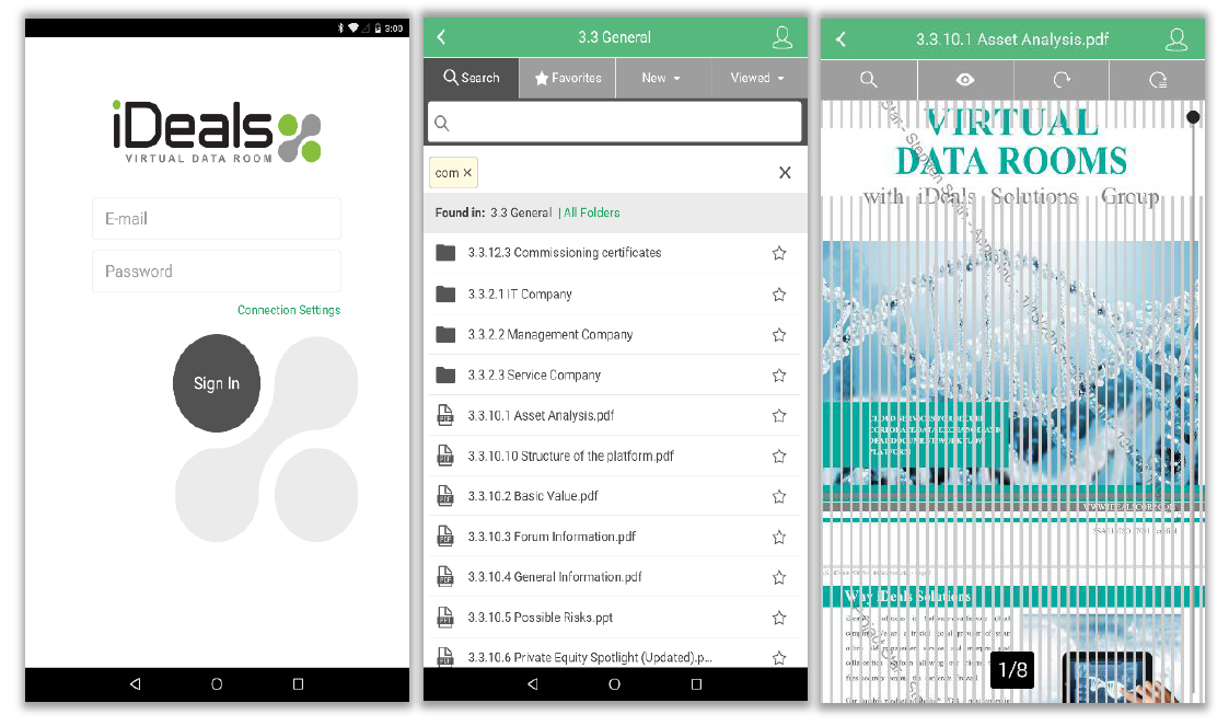 iDeals Virtual Data Room Demo, Overview, Reviews, Features and Pricing ...