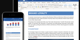 Microsoft Word screen 1