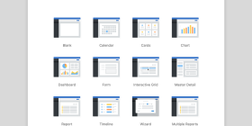 Oracle Application Express screen 1