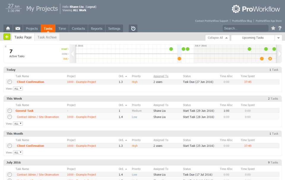ProWorkflow screen 3