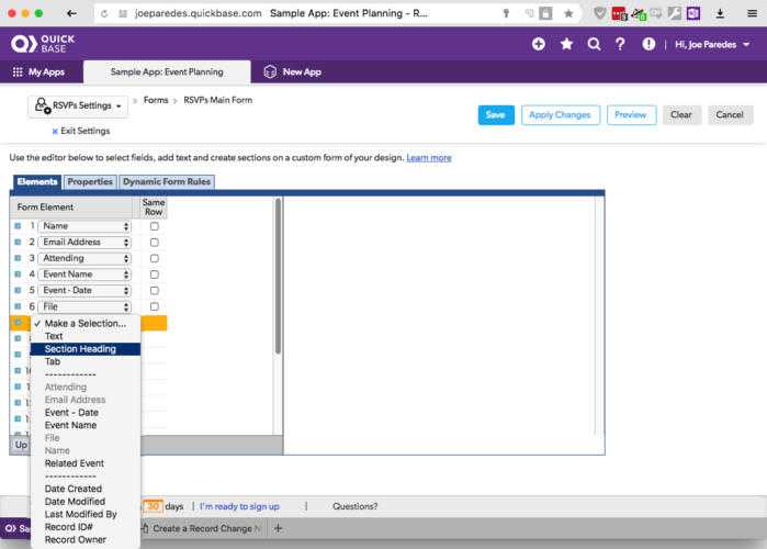 PeopleBookHR screen 2