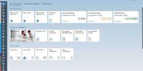 SAP Business byDesign screen 1