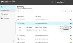 Spanning Backup screen-2