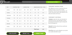 Time Clock Wizard screen-4