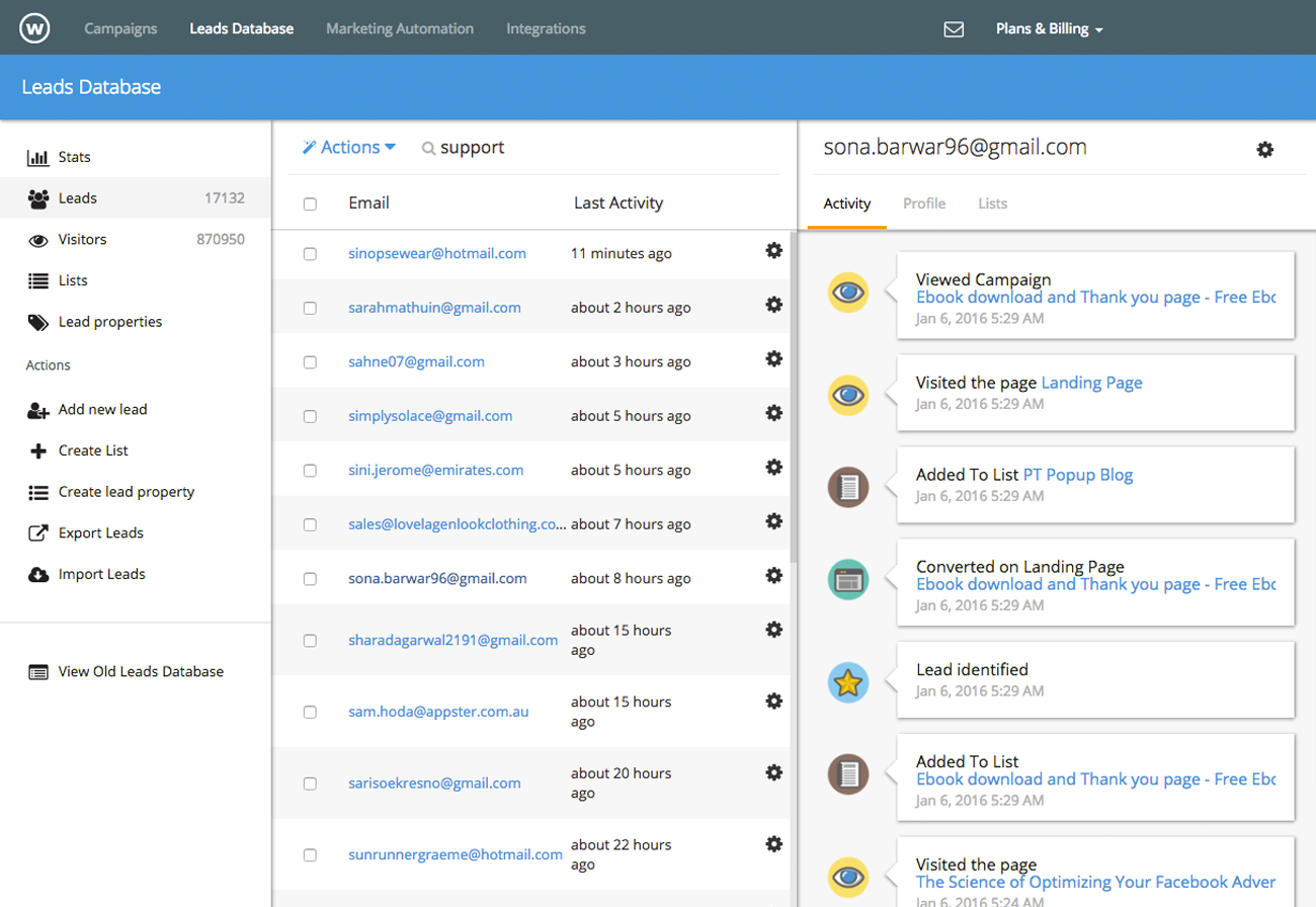 HubSpot Marketing screen 2