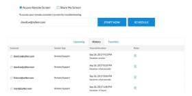 Zoho Assist screen 1