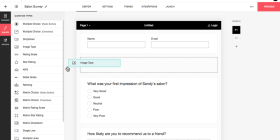 Zoho survey screen 1